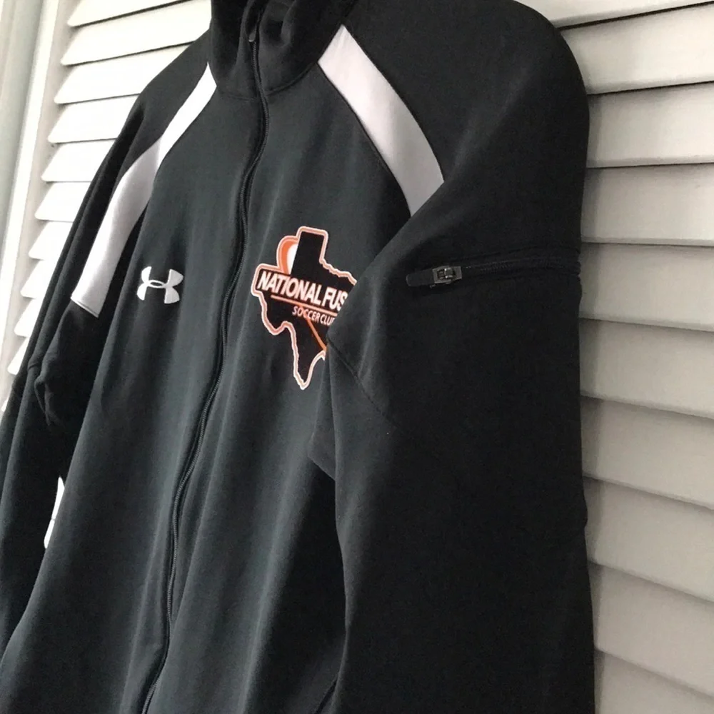 Under Armour Black Youth Soccer Zip Up Jacket